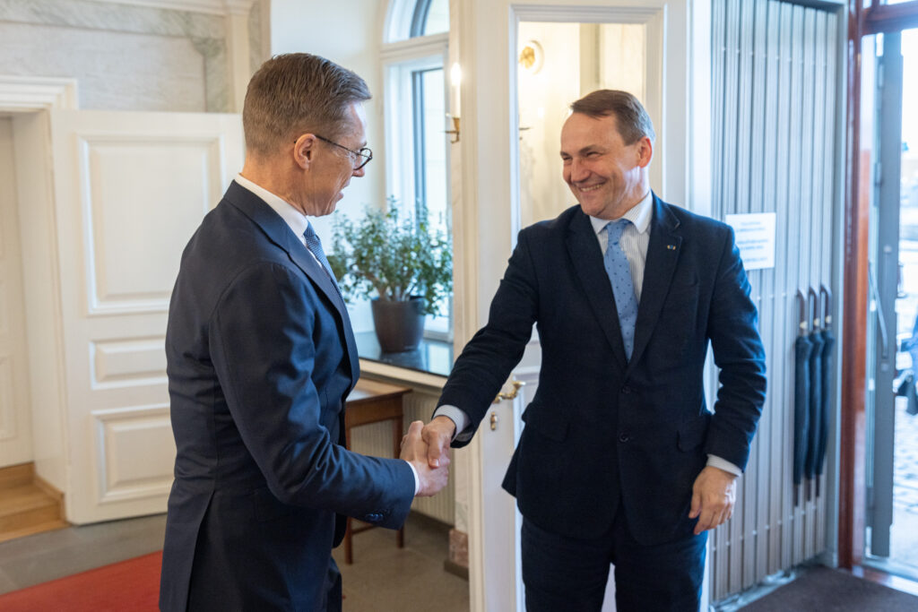 Tasavallan presidentti Alexander Stubb tapasi Puolan ulkoministerin