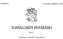 Ylipäällikön päiväkäsky N:o 1